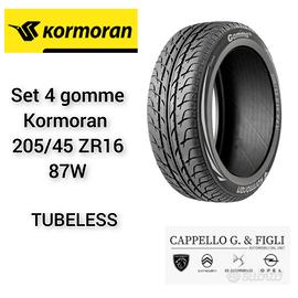 Pneumatici Estivi Gomme KORMORAN 205/45 ZR16 87W T