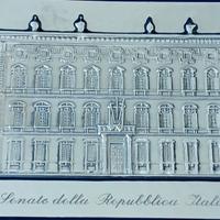 Bassorilievo argento brandimarte facciata senato
