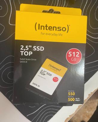 ssd 2.5 Intenso SSD 512Gb, 2.5 flash NAND sigillat