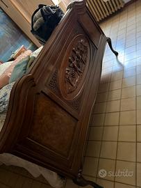 camera da letto antica del 1903 fatta a mano