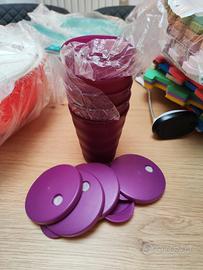 5 bicchieri Tupperware 