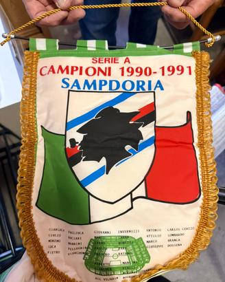 Gagliardetto sampdoria campione italia 90/91