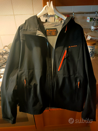 Giacca Quechua nera Antipioggia tg.XXL cm 114/123