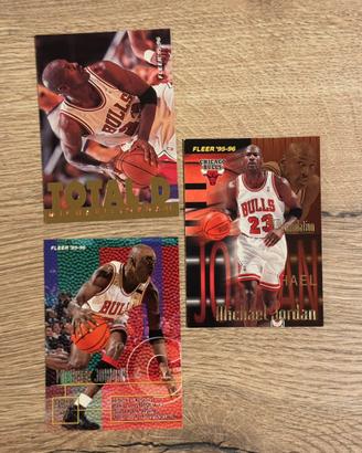 Lotto NBA Fleer 95/96: 3x Michael Jordan +200 Card