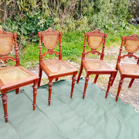 4 Sedie viennesi antiche