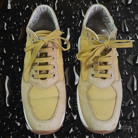 Scarpe Hogan Vintage Giallo Donna Taglia 38