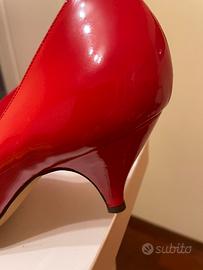 Scarpe vernice rossa
