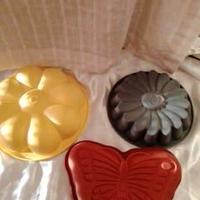 Set  di tre stampi torta in silicone