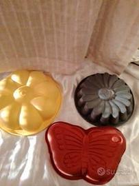 Set  di tre stampi torta in silicone
