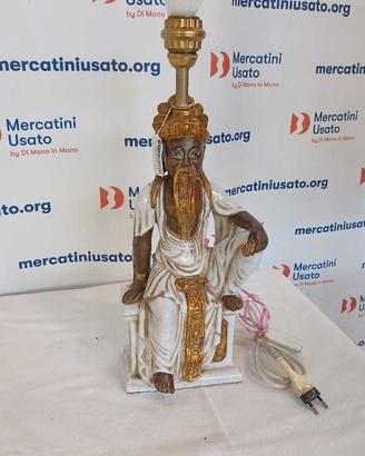 Statua orientale Ugo Zaccagnini elettrificata