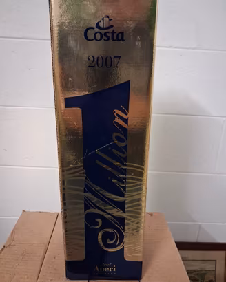bottiglia da collezione prosecco aneri 1 million