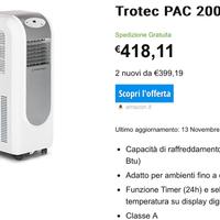 Climatizzatore Portatile TROTEC PAC 2000