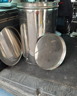 Contenitori in acciaio Inox per olio e vino