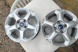 N°2cerchi in lega  da 15" FORD FIESTA 2011