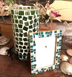 Porta ritratto e lampada tavolo+Lampade Particolar