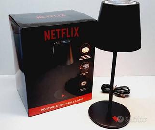 Lampada da tavolo led  portatile Netflix