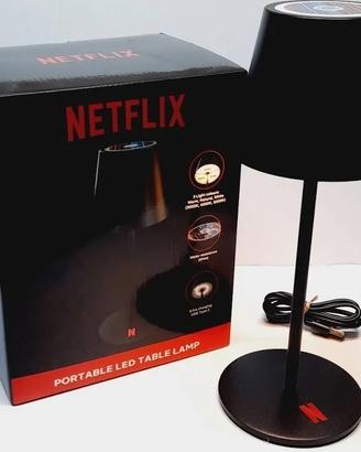 Lampada da tavolo led  portatile Netflix