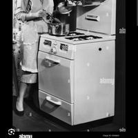 cucina vintage parkinson alamy a gas anni 50