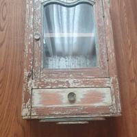 vetrinetta etnica in legno teak