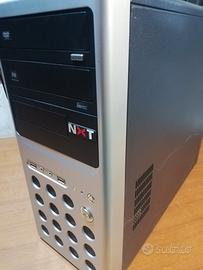 Case pc tower con alimentatore e lettore dvd