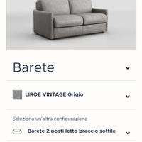 divano letto poltrone sofà Barete.