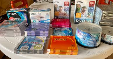 TDK CD-R e DVD-R 150+ dischi vergini