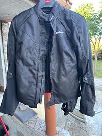 Giacca moto Belfast da donna, con protezioni. Tg M