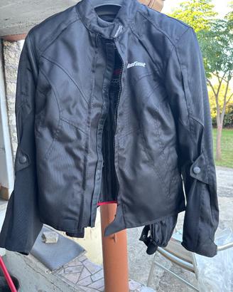 Giacca moto Belfast da donna, con protezioni. Tg M