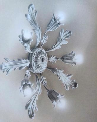 Plafoniera in legno