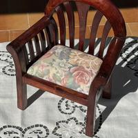 Modellino vintage di sedia