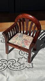 Modellino vintage di sedia