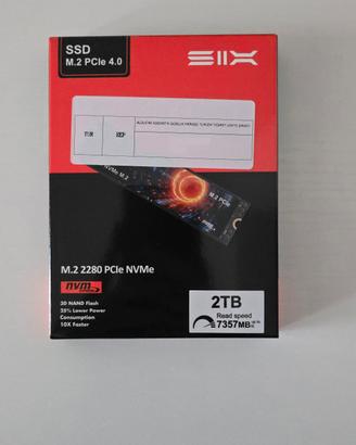 SSD • NVME M2 PCIe 4.0 GEN 4×4 • 2TB • 7400 MBPS