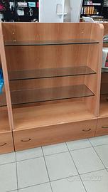 mobile mensola in vetro