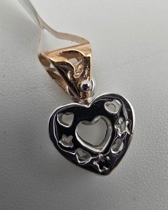 Ciondolo Cuore Oro 18 Kt