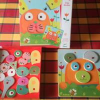 Giocattoli in legno per l'infanzia(12 mesi in su)