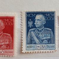 Regno 1925/27 - Effigie Vittorio Emanuele III - MH