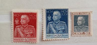 Regno 1925/27 - Effigie Vittorio Emanuele III - MH