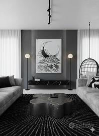 Quadro d'arredo, con dettagli 3D