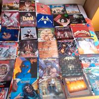 Dischi vinile, musicassette, CD heavy metal