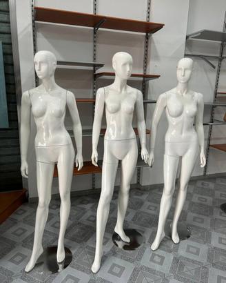 Manichini per negozio di abbigliamento 7 pezzi