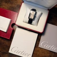 Cartier tank Americaine 1741 oro bianco Full set
