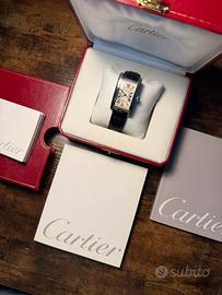 Cartier tank Americaine 1741 oro bianco Full set