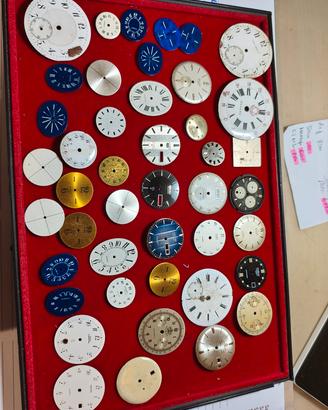 lotto 43 PZ quadranti orologi 