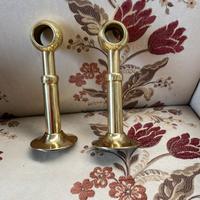 Coppia staffe per tende ottone
