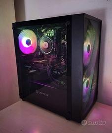 PC gaming Intel 14gen 14100 RX 6650XT 650w RGB