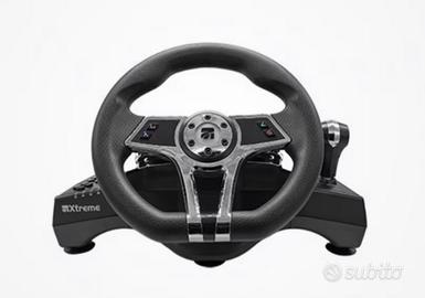 Volante Xtreme Hurricane Nero Sterzo + Pedali