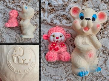 coppia pupazzi ledra plastic anni 60