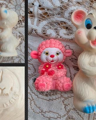 coppia pupazzi ledra plastic anni 60