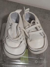 Scarpette Neonato Stile "Converse" - Nuove (12 cm)