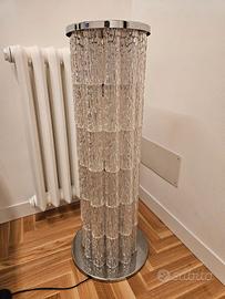 Lampada da terra Tronchi Kalmar plexiglas anni 70